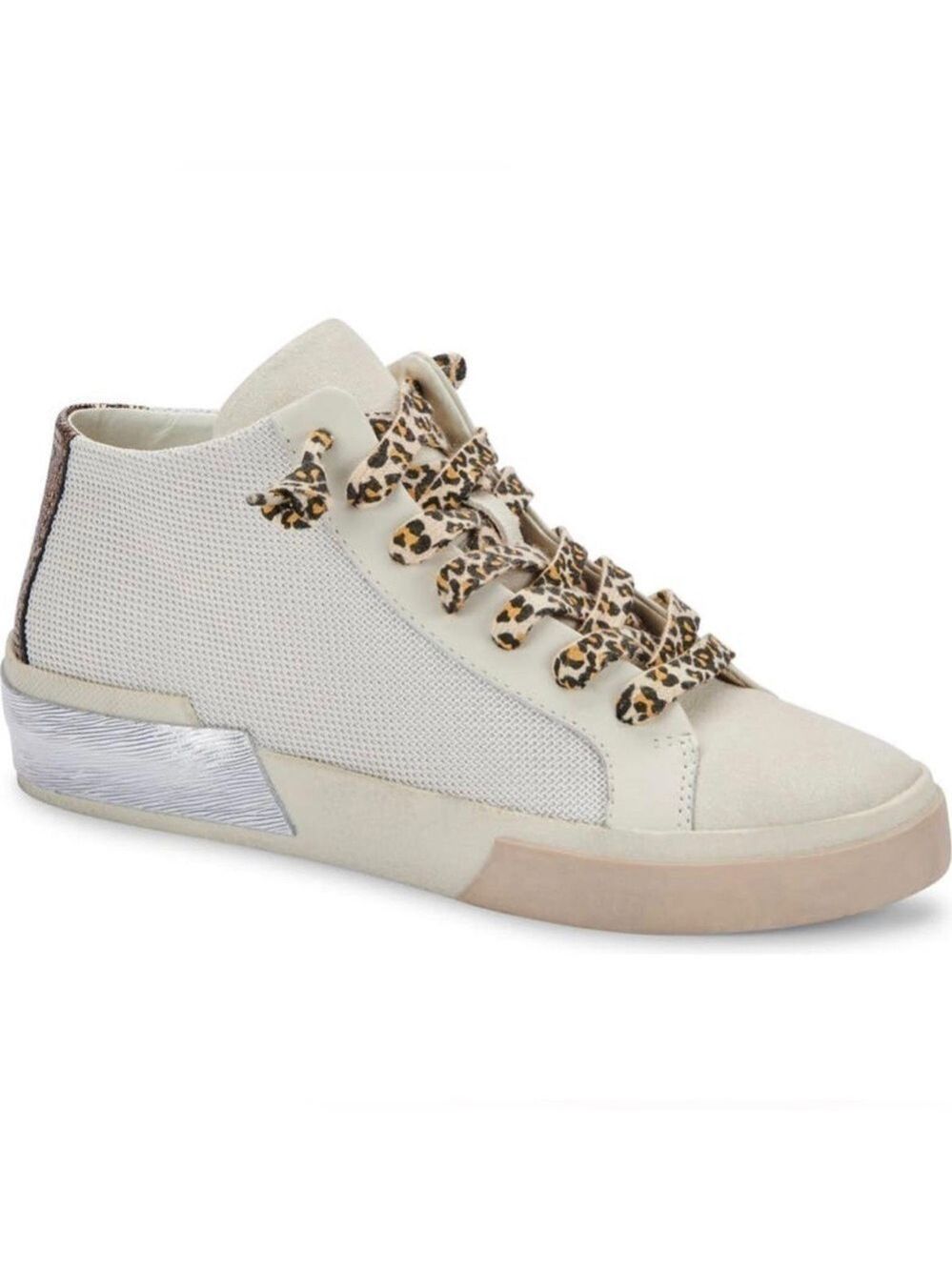 Dolce Vita Zoel Fashion Sneakers Shoes White Multi High Top Mesh - NWT